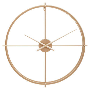Kent Large Gold Finish Wall Clock
