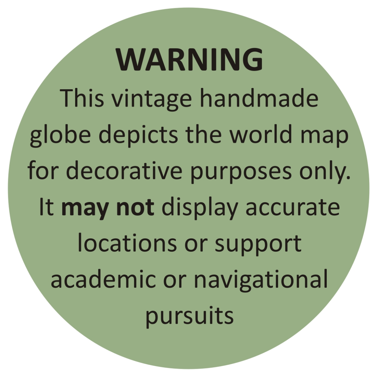 Artisan Furniture Home Decor Accessories - Grey Cupid Globe