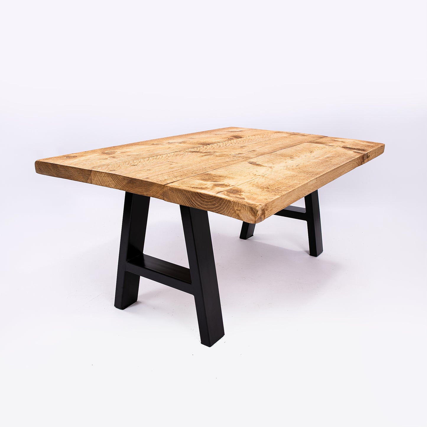 Bespoke coffee table. Corner view