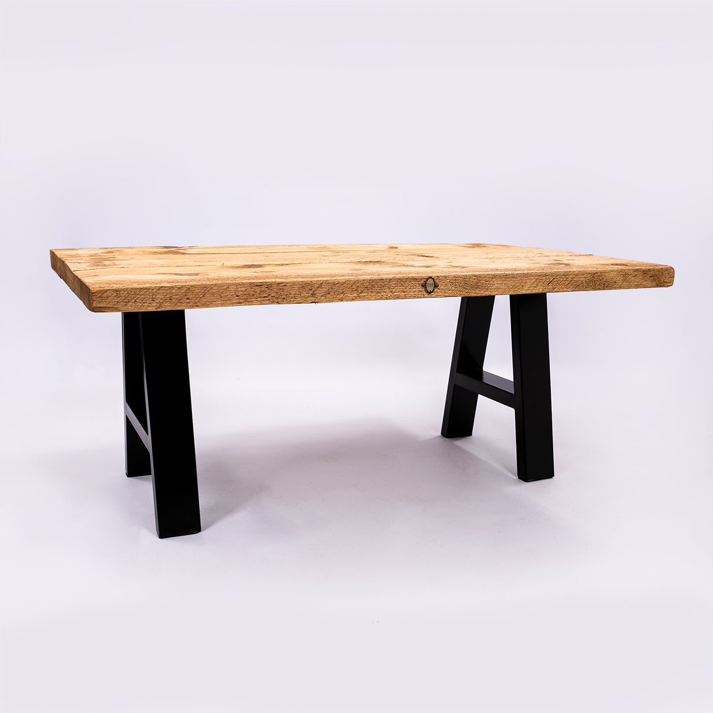 Bespoke coffee table. Corner angle view