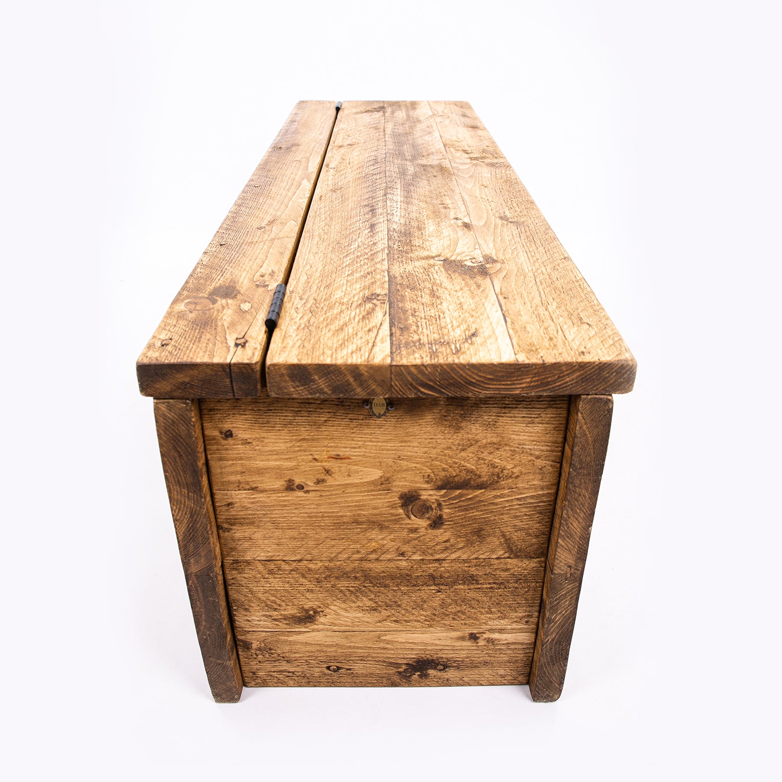 Dining Table Seat & Wooden Blanket Box. Side on view