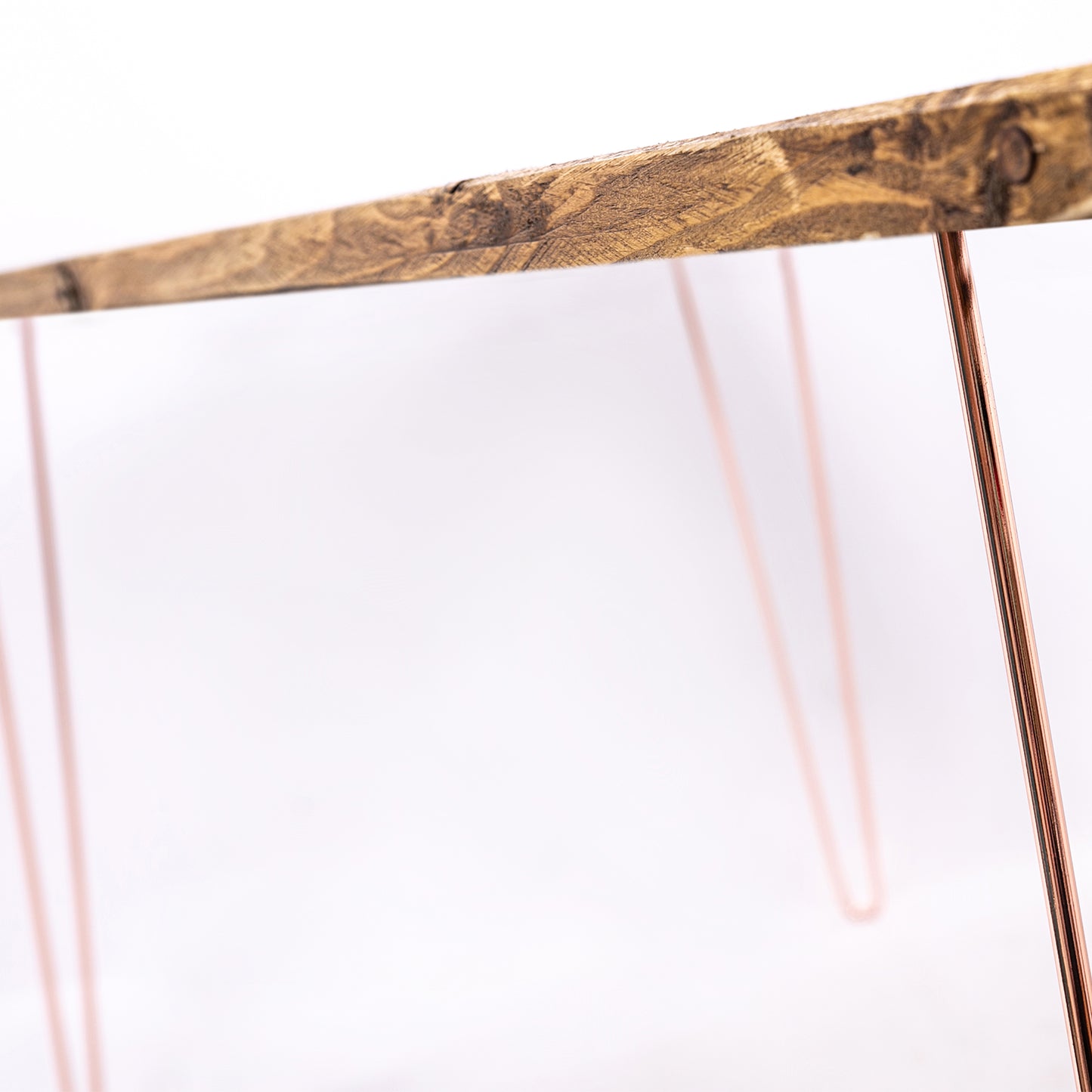 Industrial Farmhouse Desk. Close up