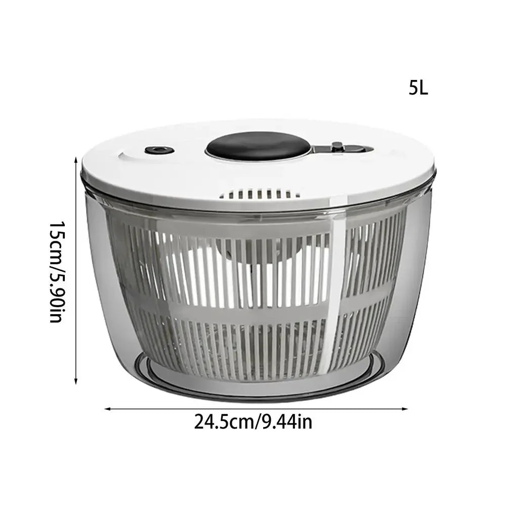 Vegetable Dryer Spinner Lettuce Dryer Vegetable Dehydrator 3L/5L Kitchen Vegetable Dryer Quick Drainage For Fruit Washing And