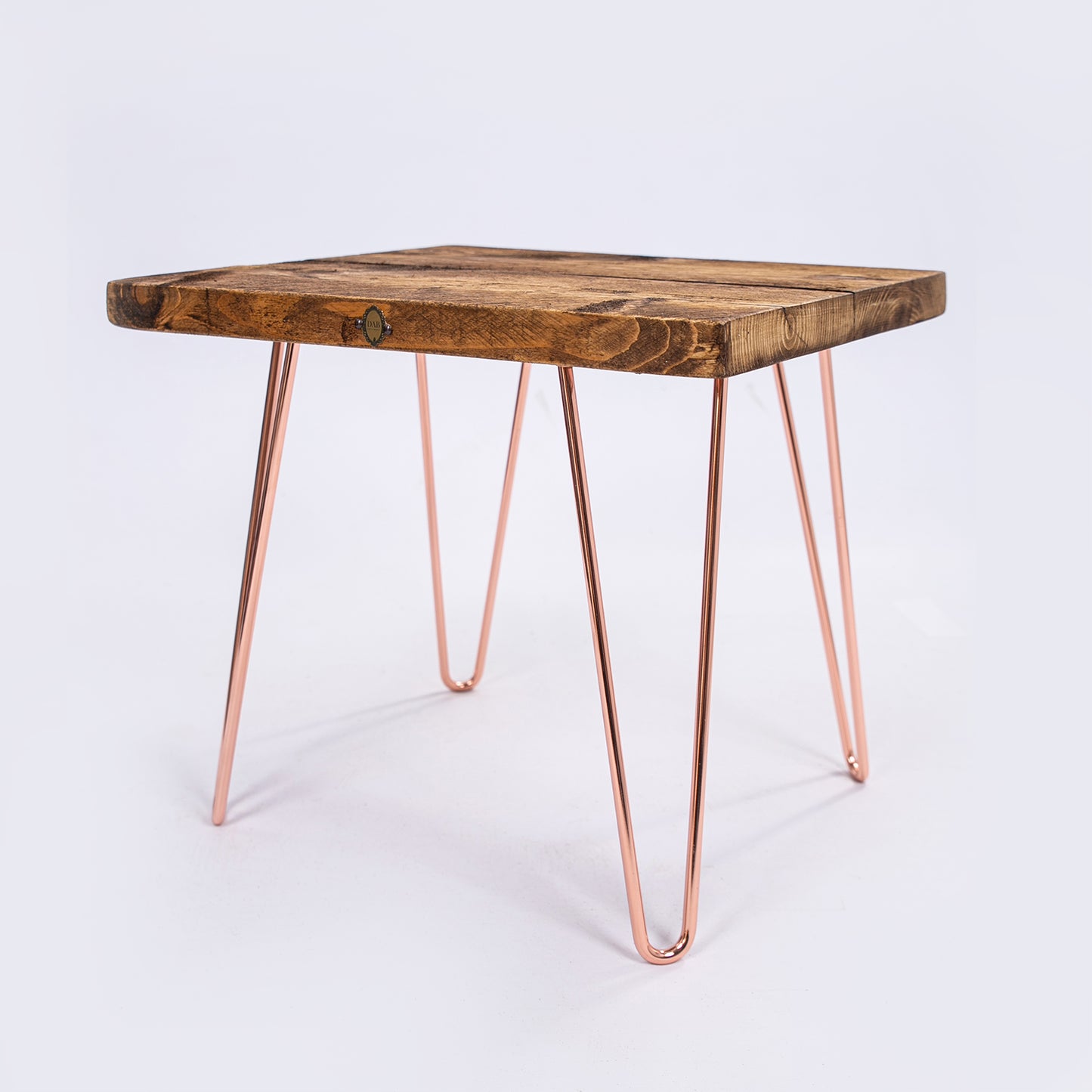 Steel Hairpin Bar Stool. Corner photo