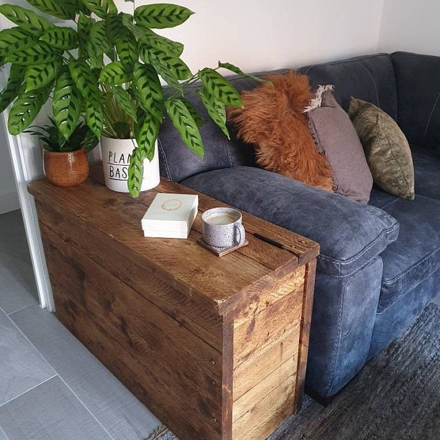 Discover Our Collection of Bespoke Wooden Storage Benches at DAB Chic & Vintage