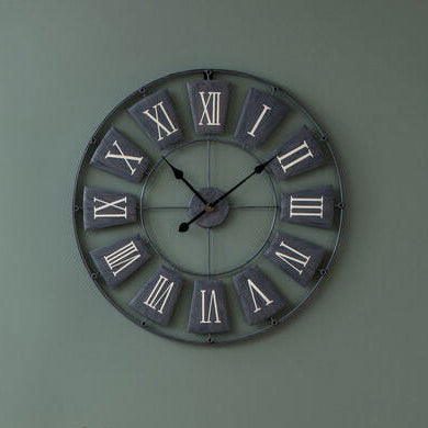 Vitus Grey Metal Small Wall Clock