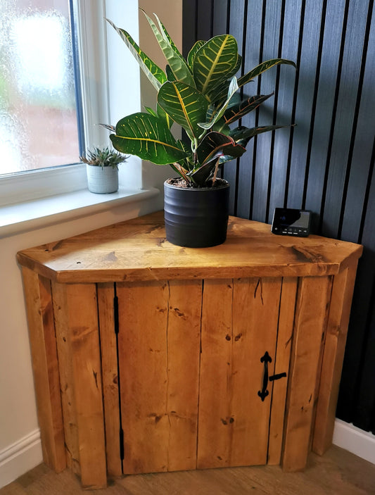 Bespoke Wooden Corner Storage Unit