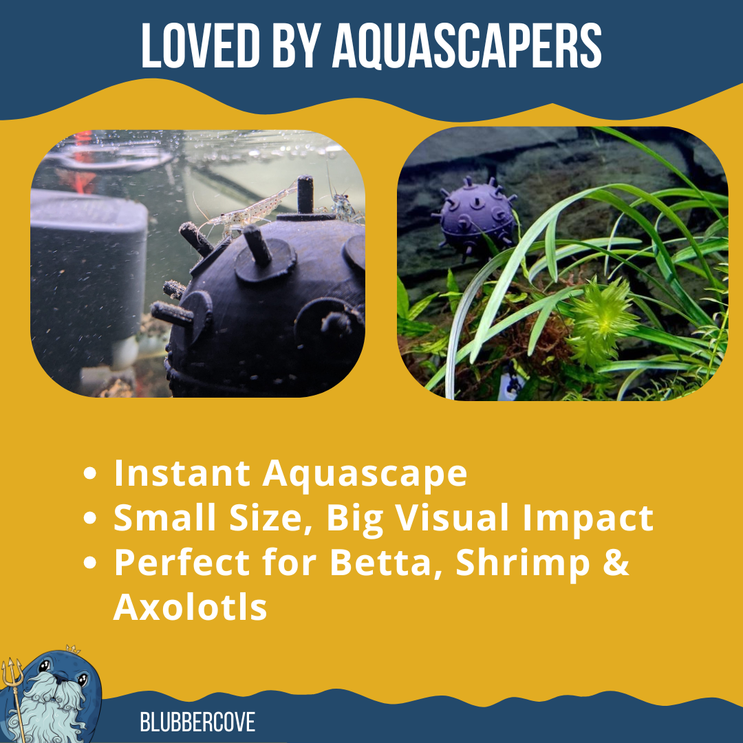 Floating Aquarium Mine / Ideal Accessory for any Fish Tank