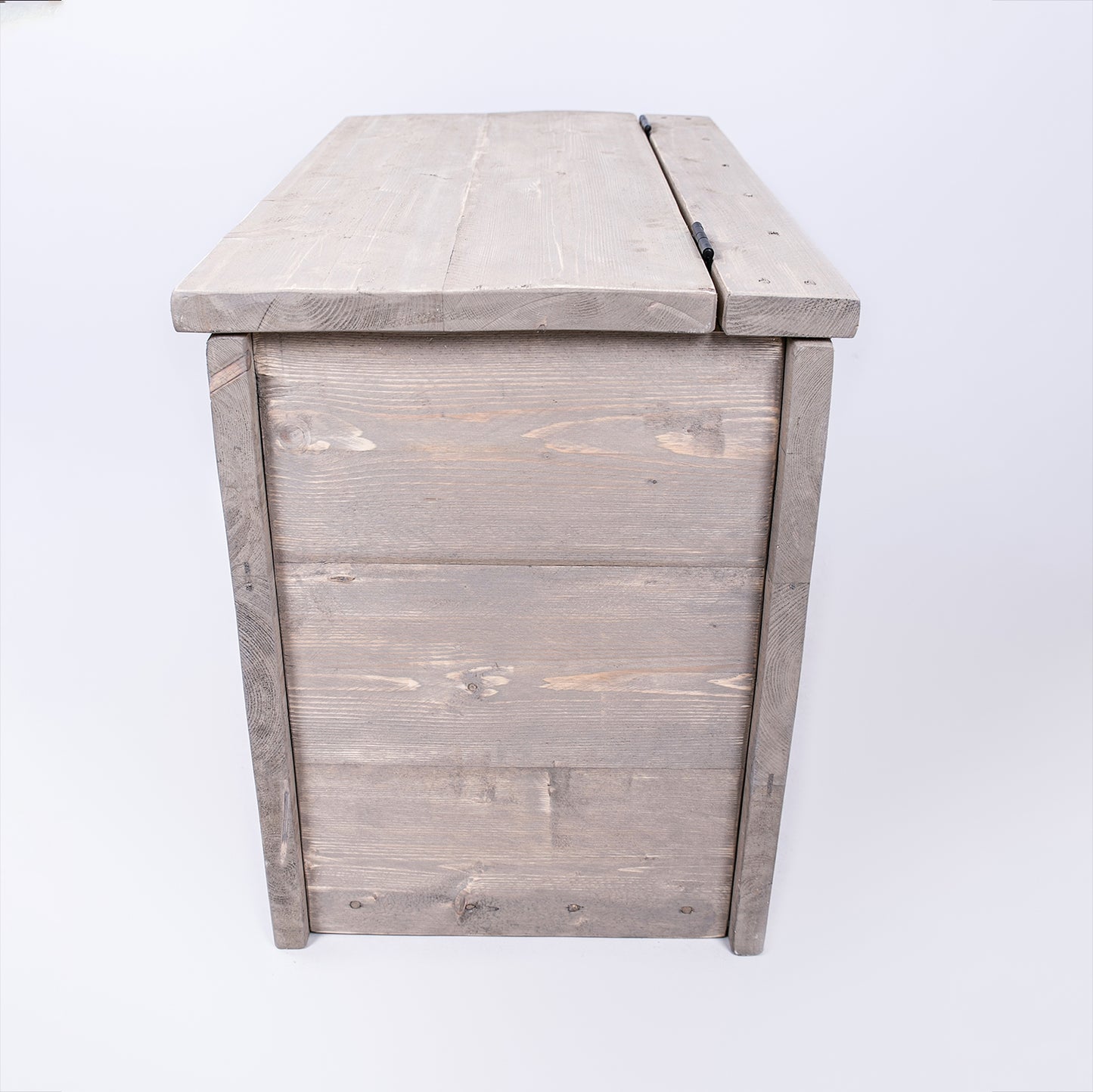 Grey Rustic Storage Chest – Vintage Toy & Blanket Box | DAB Chic Decor