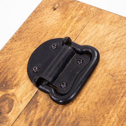 Heavy Duty Black Steel handle ontop of DAB Chic & Vintage heavy duty stopper.