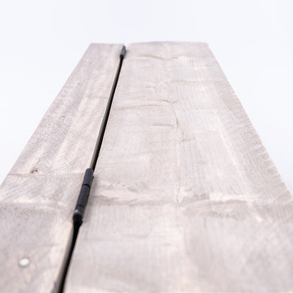 Blanket Box Seat - Traditional Wooden Storage Bench in Modern Greys