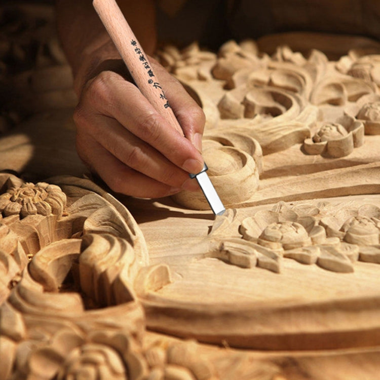 WLXY 12 PCS / Set Wood Carving Chisels Knife Basic Woodcut Working Handmade Rubber Stamps Hand Tools