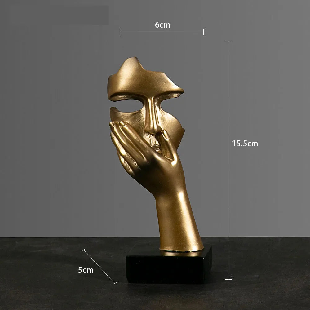 Choice Resin Abstract Mask Figurine Home Office Decor