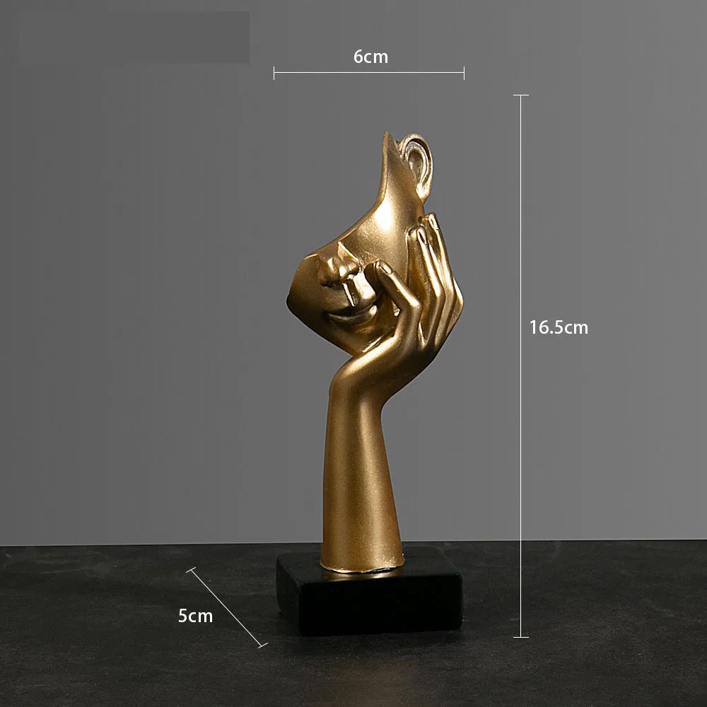 Choice Resin Abstract Mask Figurine Home Office Decor