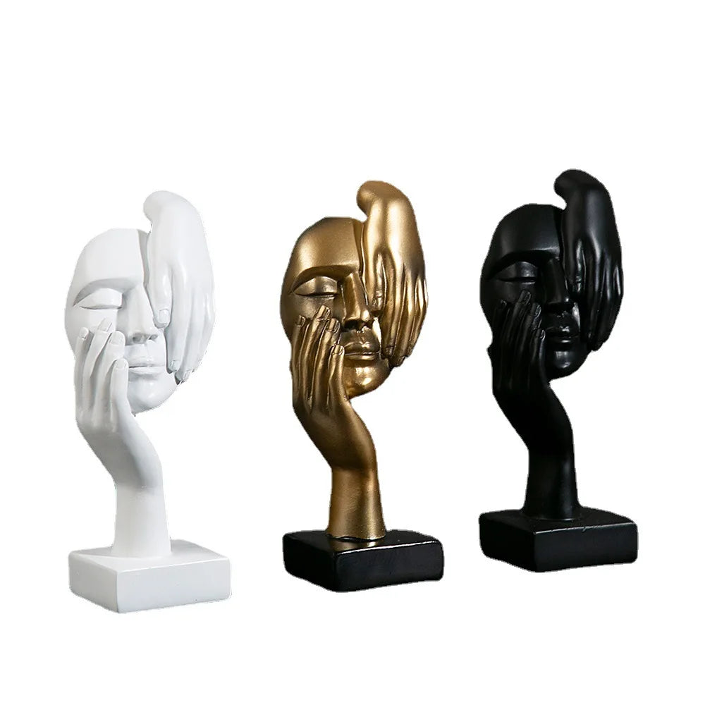 Choice Resin Abstract Mask Figurine Home Office Decor