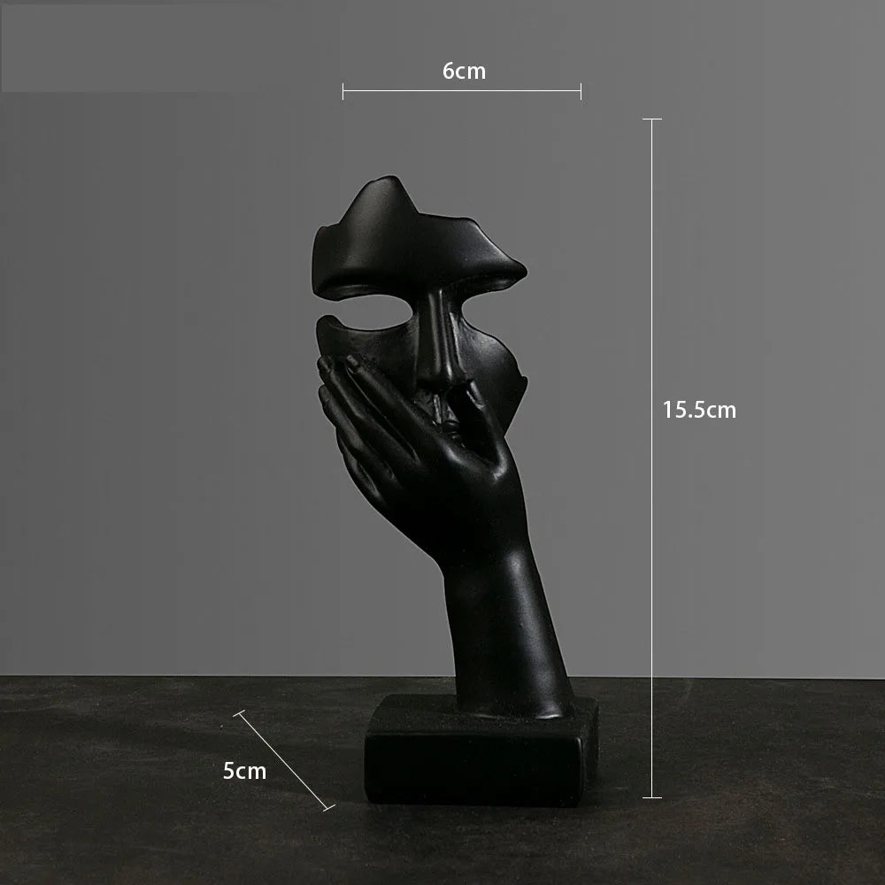 Choice Resin Abstract Mask Figurine Home Office Decor