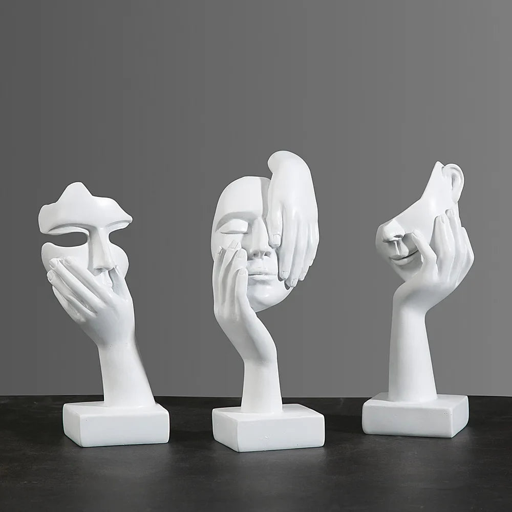 Choice Resin Abstract Mask Figurine Home Office Decor