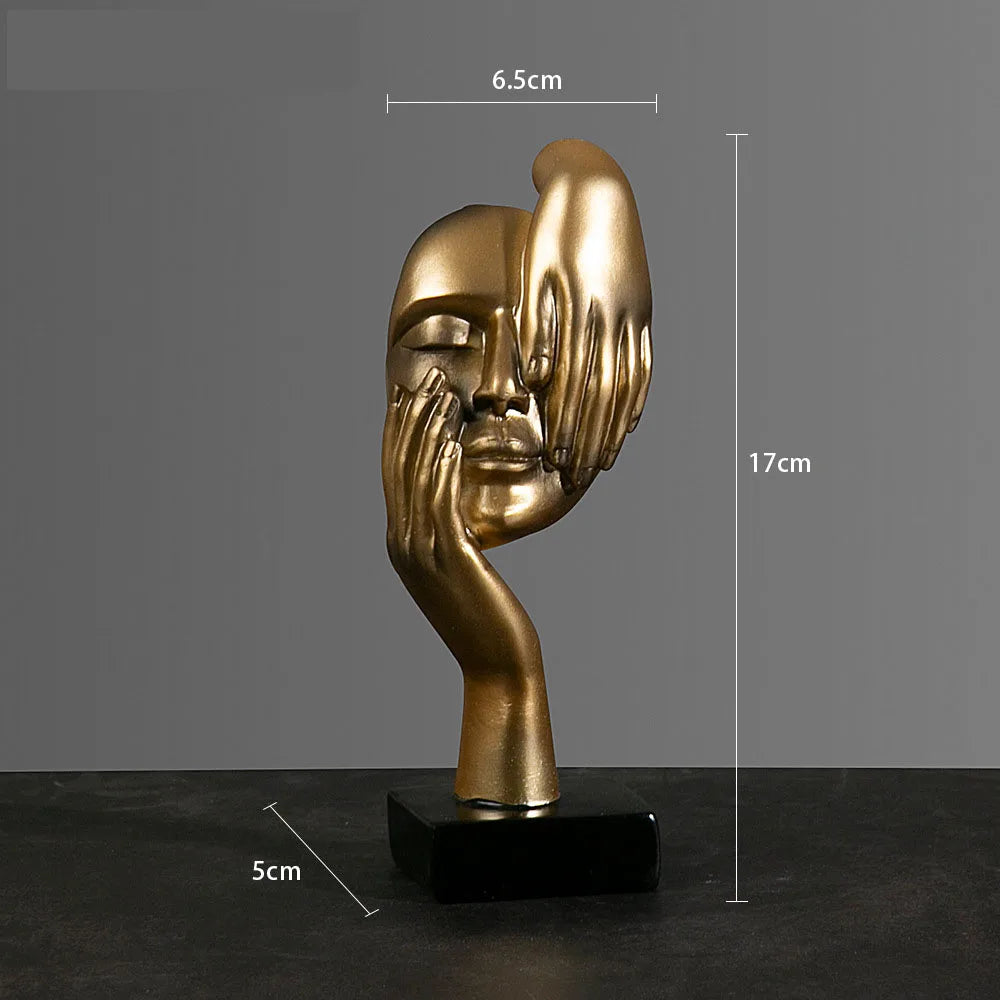 Choice Resin Abstract Mask Figurine Home Office Decor
