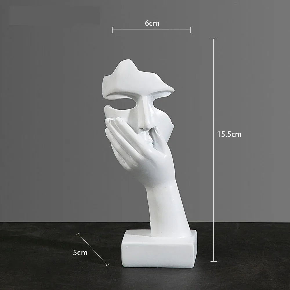 Choice Resin Abstract Mask Figurine Home Office Decor