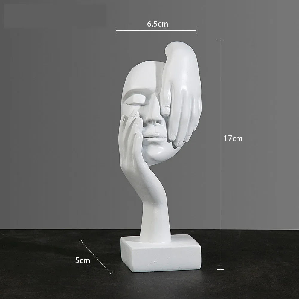 Choice Resin Abstract Mask Figurine Home Office Decor