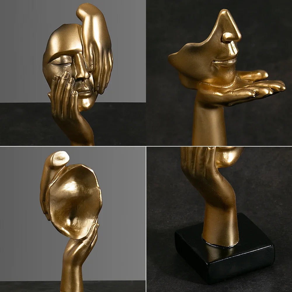 Choice Resin Abstract Mask Figurine Home Office Decor