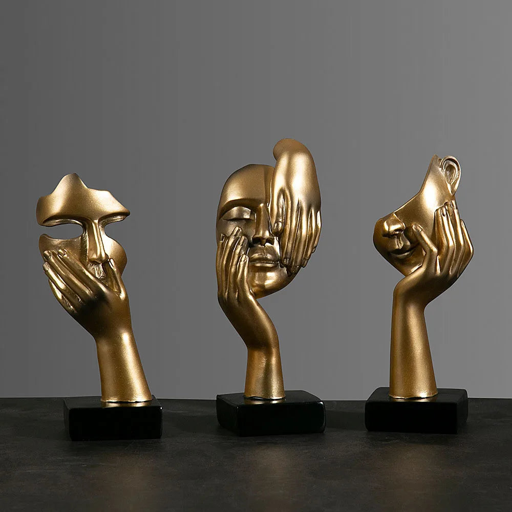 Choice Resin Abstract Mask Figurine Home Office Decor