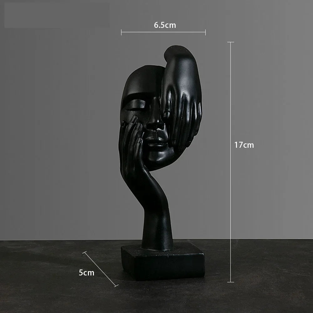 Choice Resin Abstract Mask Figurine Home Office Decor