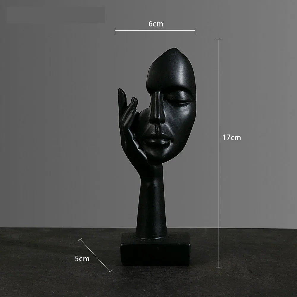Choice Resin Abstract Mask Figurine Home Office Decor