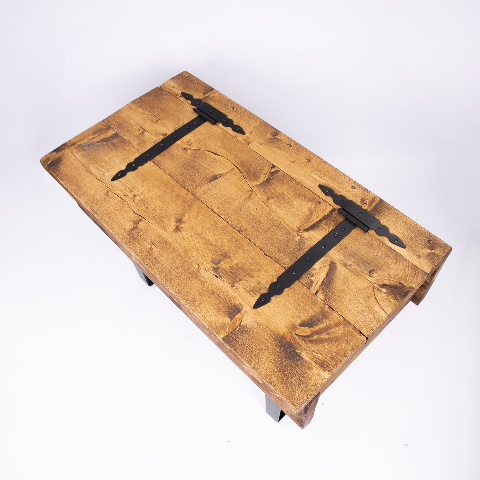 Stylish Blanket Box with Toy Storage. Birds eye view