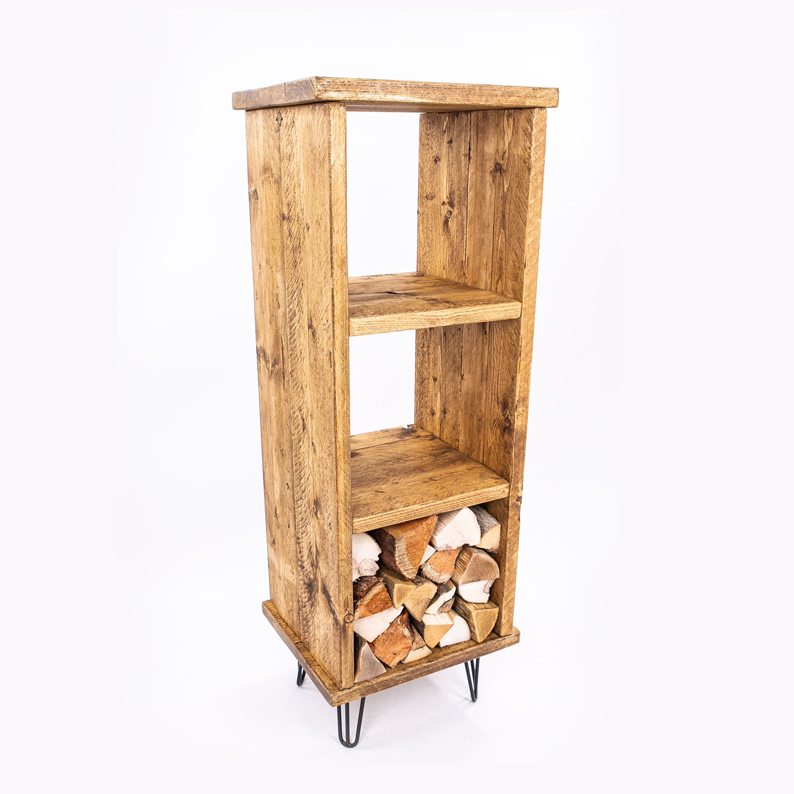 Wooden Side & Corner Unit. Corner view