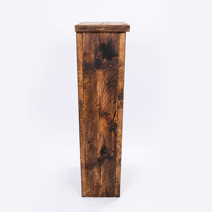 Wooden Wine Rack Stand. Side on view