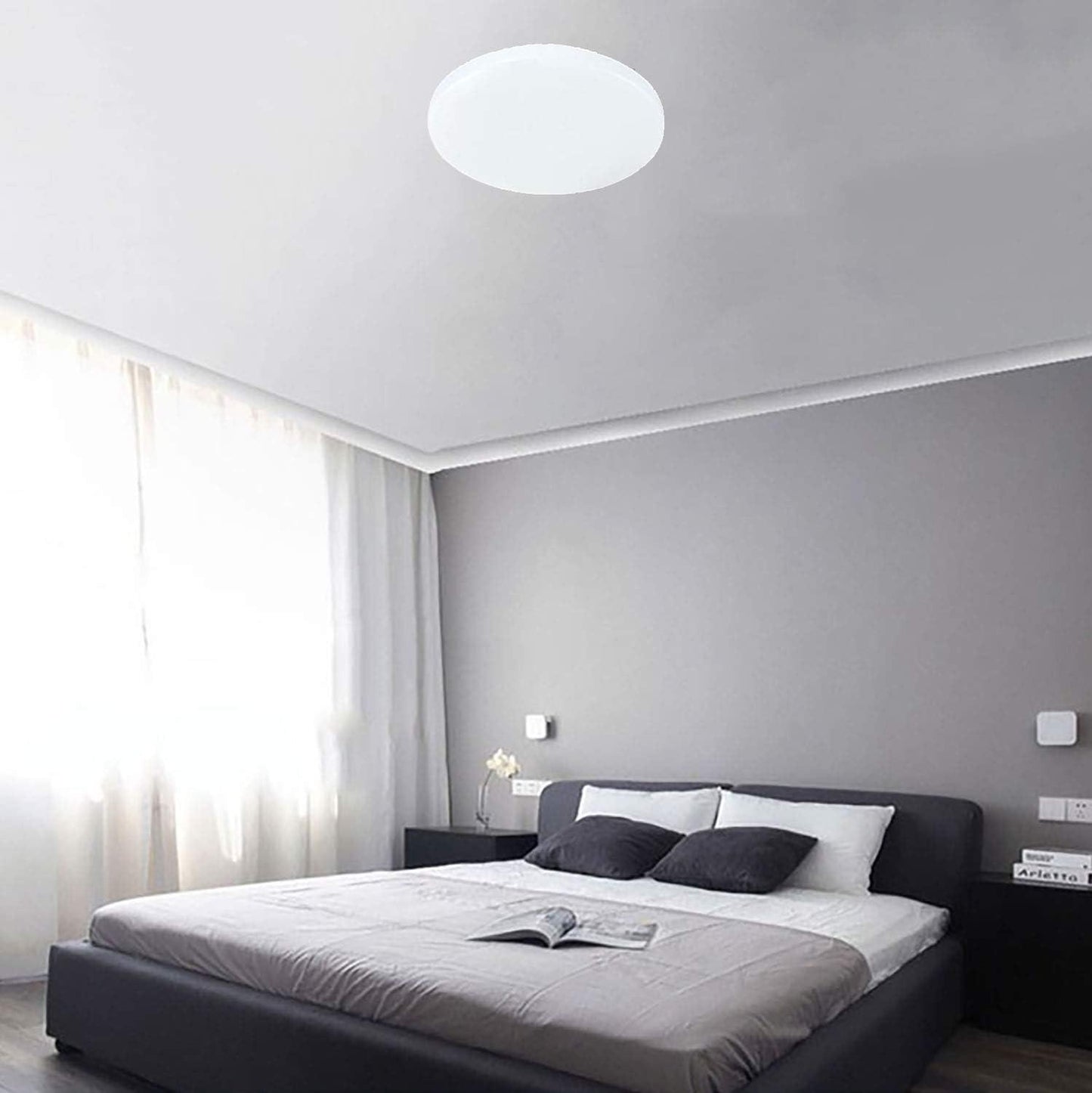 Ceiling Light 36W LED Ultra Slim 4500K 3240LM Round Panel Yafido
