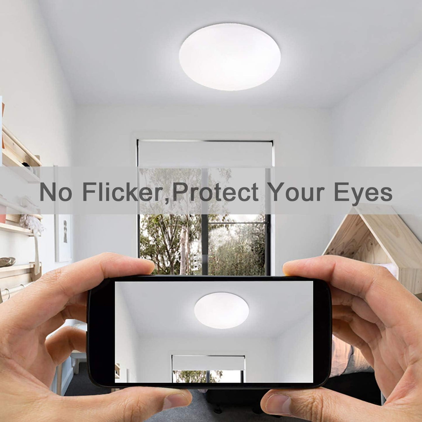 Ceiling Light 36W LED Ultra Slim 4500K 3240LM Round Panel Yafido