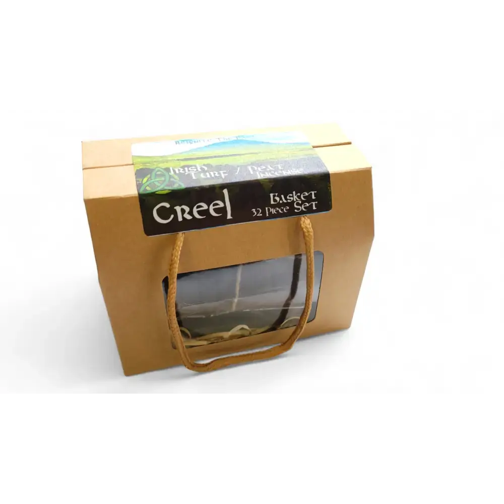 Irish Peat Incense 'Creel' Basket Set (24 pc) - The smell of Ancient Ireland