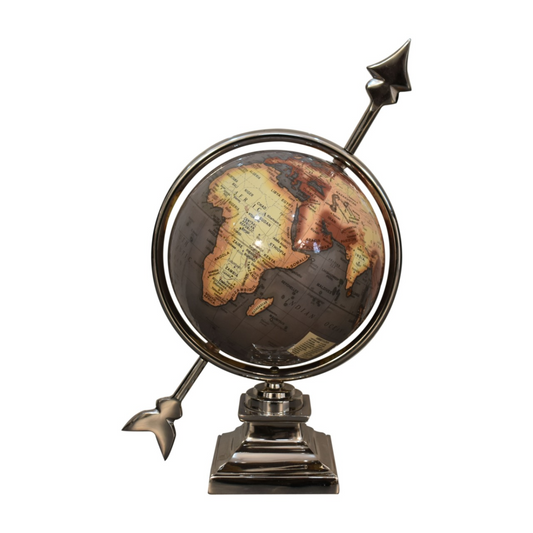 Artisan Furniture Home Decor Accessories - Grey Cupid Globe